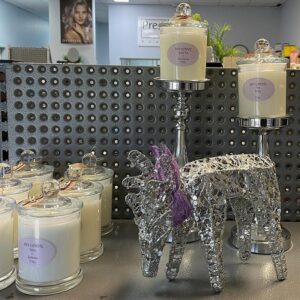 Large Soy Candles Display